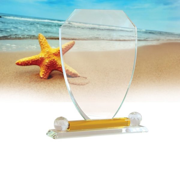 CT 009 crystal trophy Size H 25 X 21 cm